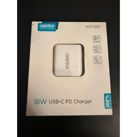 CHOETECH 18W USB-C PD Charger (Model Q5004) - Picture 2 of 3
